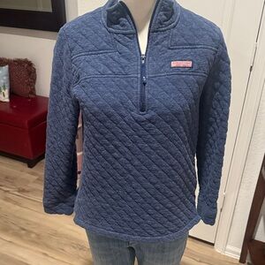 Vineyard Vines Blue Quilted Jacket